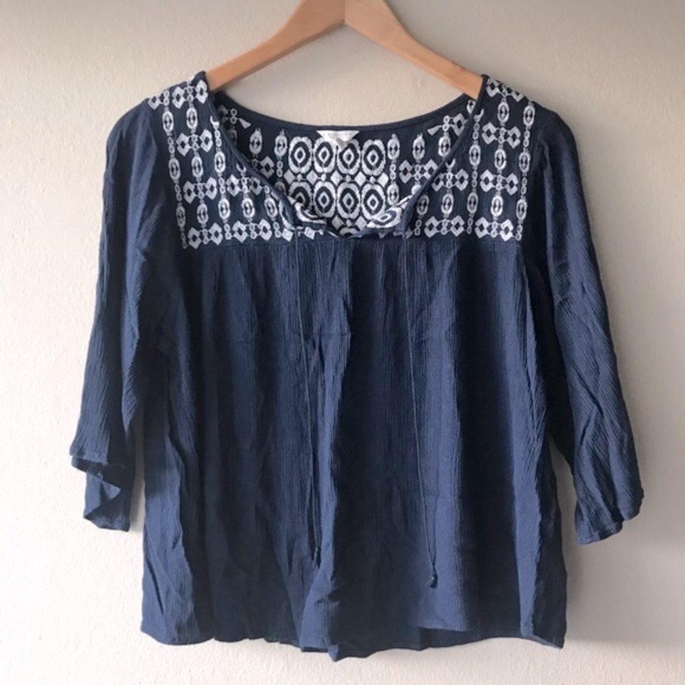 Aeropostale Dark Blue Blouse